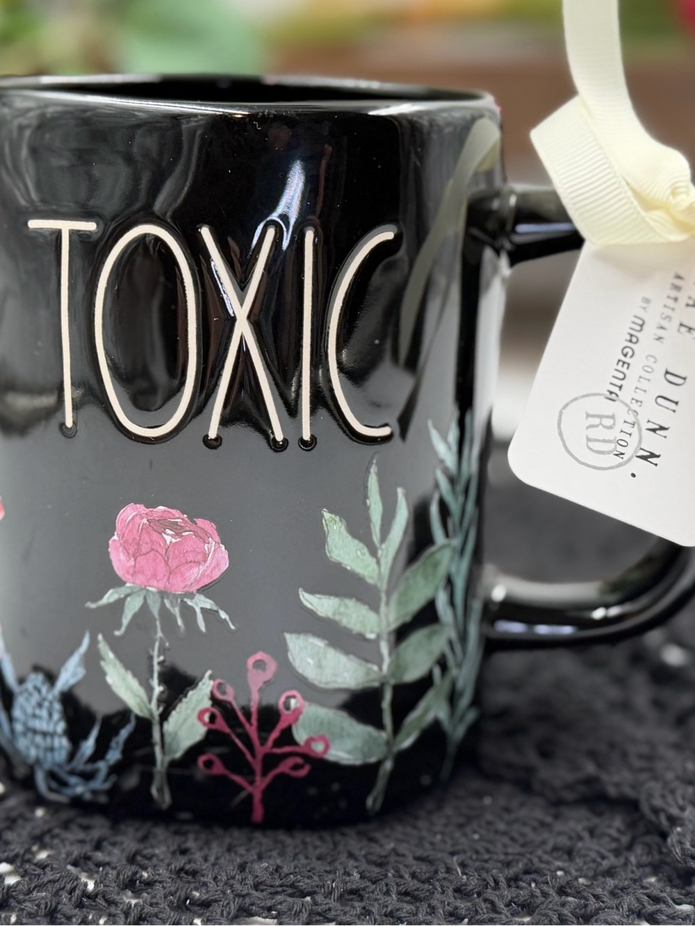 rae dunn toxic halloween artisan collection coffee mug nwt